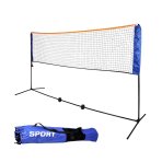 Large 5m Adjustable Foldable Badminton Tennis Volleyball Net